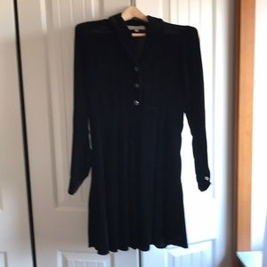 Black velvet dress by Desire size Small